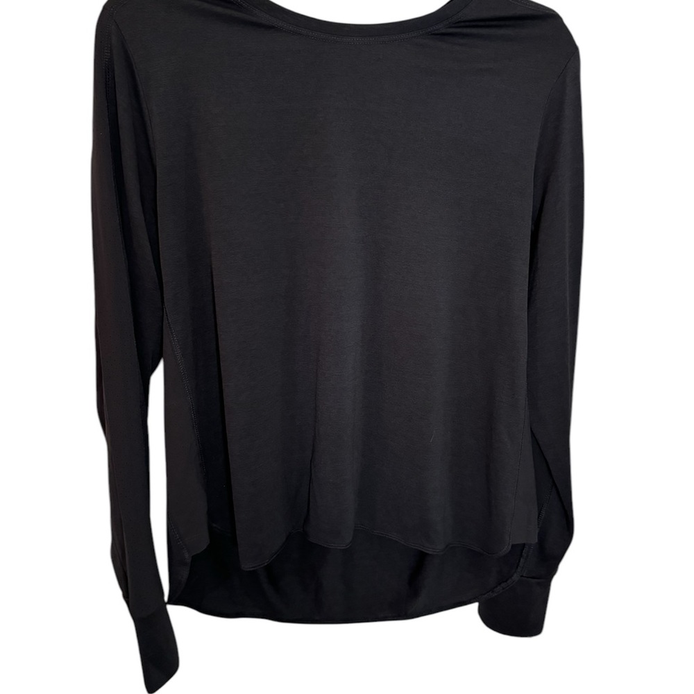 Women's Dark Gray Long Sleeve Active Top